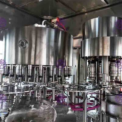 Máquina de enchimento de alta velocidade da água mineral, máquina automática de Monoblock de 18 cabeças