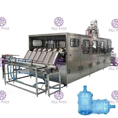 Equipamento/planta/máquina/sistema/linha tampando de enchimento de lavagem da água da cubeta/garrafa do tambor/galão