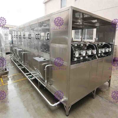 1200BPH automático máquina de enchimento da água de 5 galões/linha com de aço inoxidável