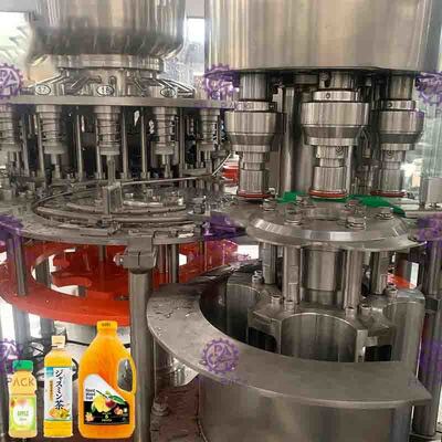 3 automáticos em 1 garrafa plástica pequena Juice Hot Filling Machine/linha de produção/em planta de engarrafamento