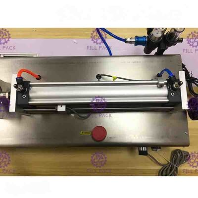 máquina de enchimento pneumática do líquido da pasta da única cabeça 0.6mpa