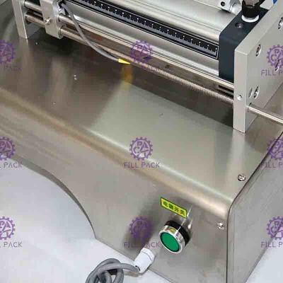 máquina de enchimento pneumática do líquido da pasta da única cabeça 0.6mpa