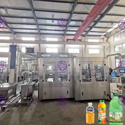 24 garrafas plásticas da máquina de enchimento 8000 principais do suco por tampões de parafuso da hora