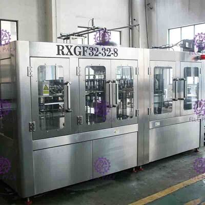 Máquina plástica de enchimento 3 in-1 do enchimento da garrafa do equipamento da auto bebida industrial