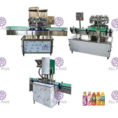 linha de produção plástica de Juice Beverage Hot Filling Machine do fruto da garrafa do ANIMAL DE ESTIMAÇÃO 0-2L totalmente automático