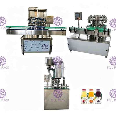 Da lavagem automática de Juice Beverage Hot Filling Machine do fruto da garrafa de vidro 0-2L linha tampando de enchimento