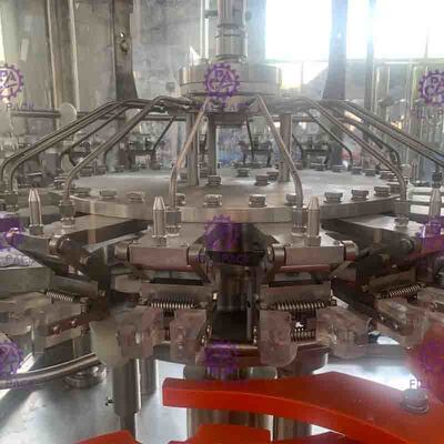 Máquina automática 3 de Juice Fruit Pulp Filling Capping em 1 bebida do grânulo de Monoblock