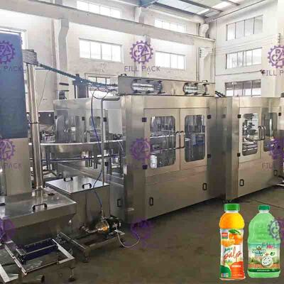 Monoblock que lava o equipamento plástico da garrafa de Juice Filling Capping Machine CGF32-32-10