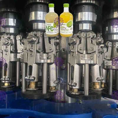 0.3L viscosidade alta Juice Filling Machine concentrado, máquina tampando automática