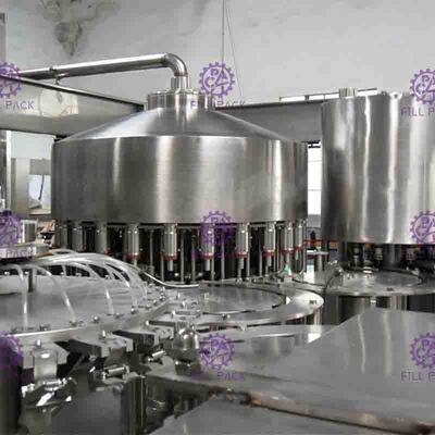 Auto controle Juice Filling Machine do PLC com velocidade 6000BPH