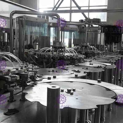 Máquina de enchimento líquida de Monoblock, 5 em 1 enchimento plástico do suco da polpa da garrafa