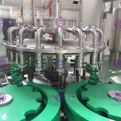 máquina de enchimento principal do suco do pescoço 24 da garrafa de 38mm com controle de temperatura