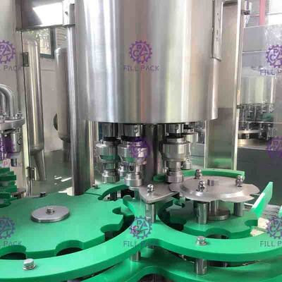 máquina de enchimento principal do suco do pescoço 24 da garrafa de 38mm com controle de temperatura