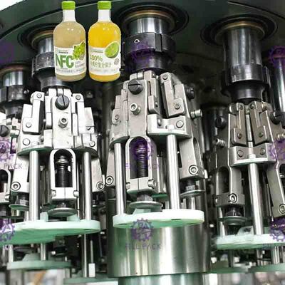 Máquina de enchimento líquida da garrafa de vidro de Full Auto, fruto Juice Filler 8000BPH