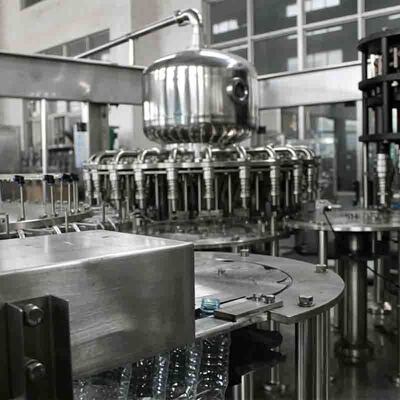 enchimento quente Juice Machine For Glass Jars alaranjado de 0.4Mpa 8000BPH com torção fora dos tampões