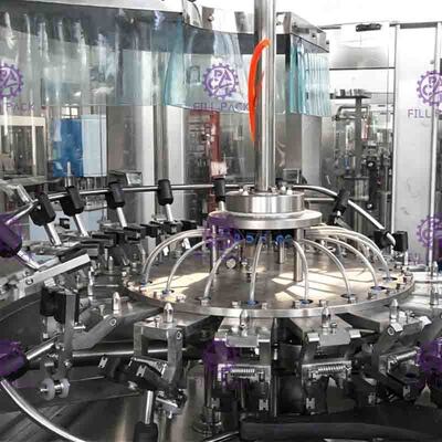 Equipamento de engarrafamento do refresco industrial da máquina de enchimento do suco da bebida do chá com GV