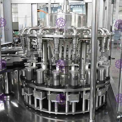 Equipamento de engarrafamento do refresco industrial da máquina de enchimento do suco da bebida do chá com GV