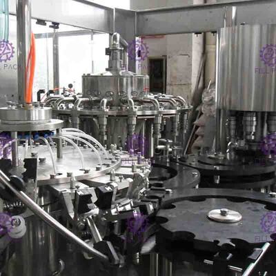 Equipamento de engarrafamento do refresco industrial da máquina de enchimento do suco da bebida do chá com GV
