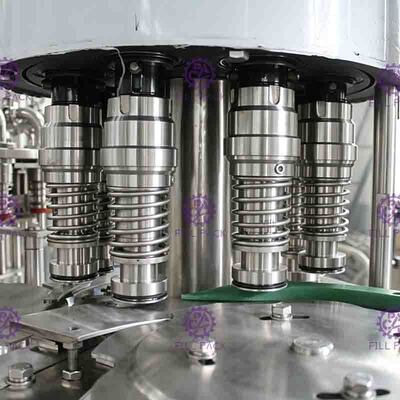 4 em 1 controle líquido do PLC da máquina do enchimento da garrafa plástica com tela de toque