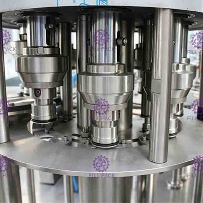 4 em 1 controle líquido do PLC da máquina do enchimento da garrafa plástica com tela de toque