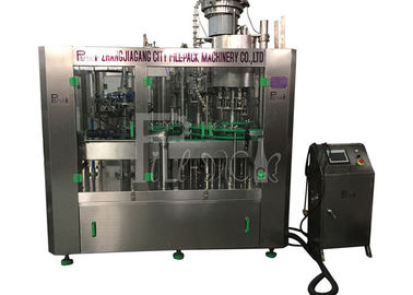 Vidro plástico carbonatado 3 do ANIMAL DE ESTIMAÇÃO do vinho do suco da água em 1 máquina de engarrafamento/equipamento/linha/planta/sistema Monobloc