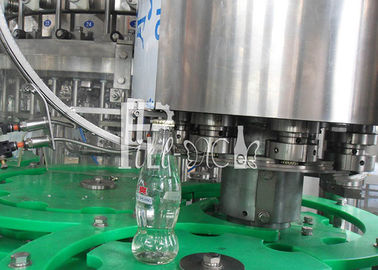 PET o vidro plástico 3 em 1 máquina de engarrafamento do vinho da água gasosa/equipamento/linha/planta/sistema Monobloc