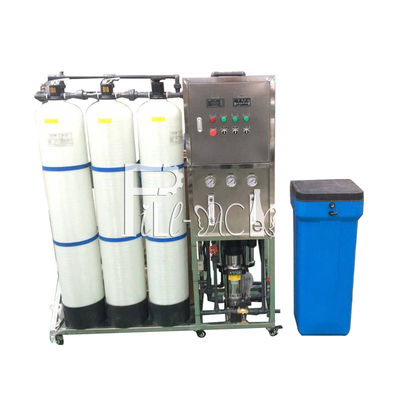 Máquina do tratamento de água potável do RO da osmose reversa de 250LPH Monoblock com filtro de FRP