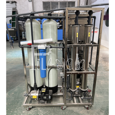 Sistema de tratamento de água potável 500lph de aço inoxidável com a membrana 4040