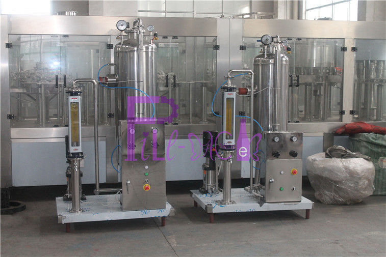 Linha de processamento do refresco do CO2/xarope para o sistema de enchimento carbonatado da bebida
