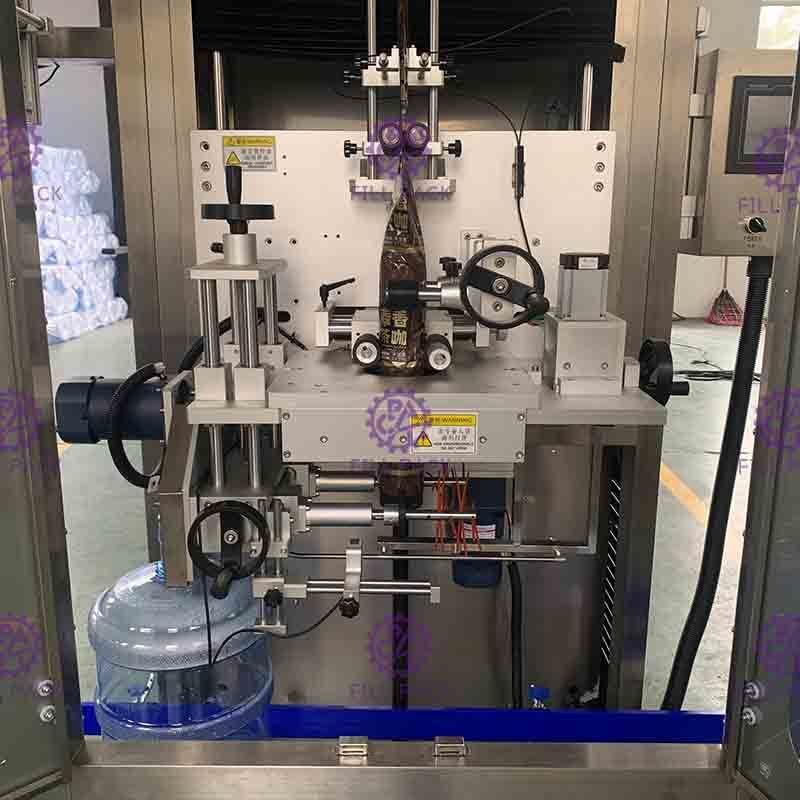 Máquina de rotulagem do Labeler do galão do único pescoço principal automatização completa 300BPM