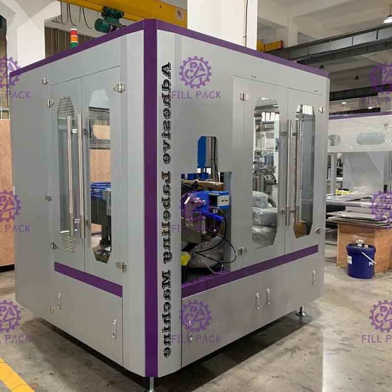 Tipo giratório máquina de etiquetas autoadesiva da garrafa de vidro da cerveja da etiqueta para a única etiqueta