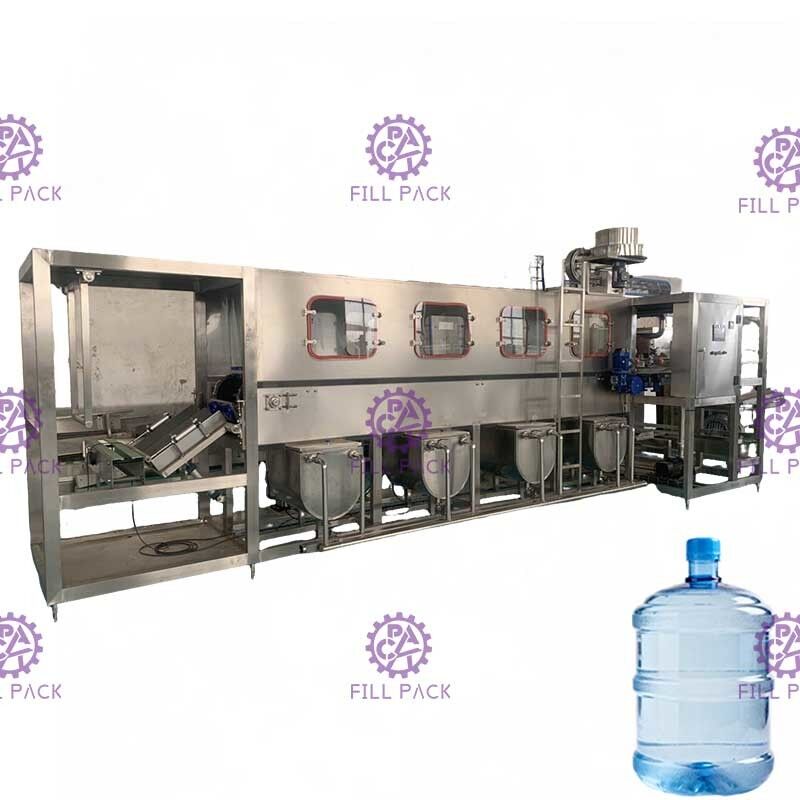 Máquina de enchimento automática da água de 5 galões 300BPH com controle do PLC