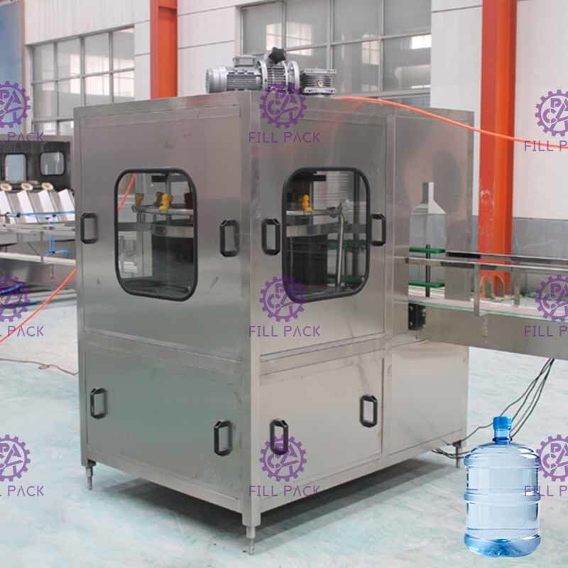 3 / Água de garrafa 5 galões/20L que enxágua o equipamento/planta/máquina/sistema/linha tampando de enchimento
