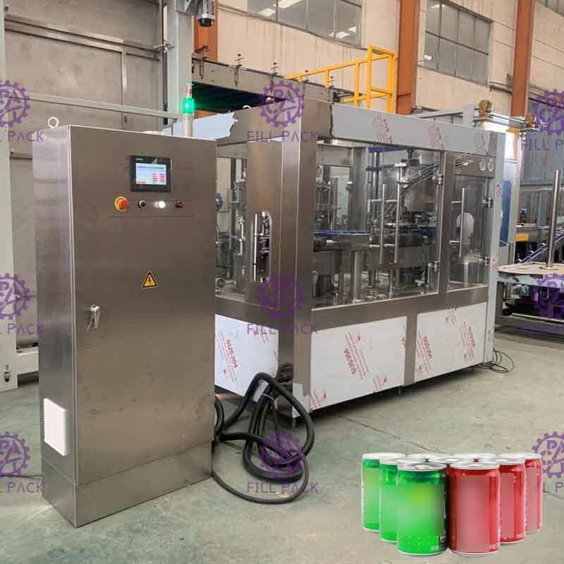 A máquina de enchimento de alta velocidade do casco, 2 em 1 PLC pode linha de enchimento