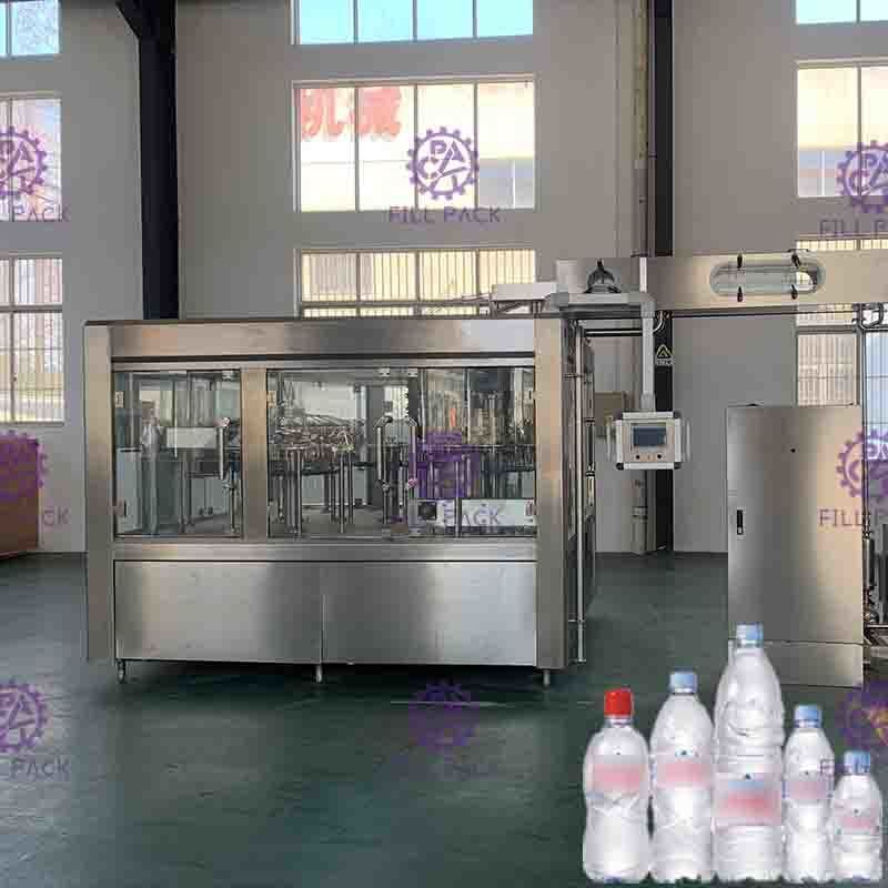 3 em 1 máquina de engarrafamento de Monoblock Não-carbonataram a bebida com controle do PLC