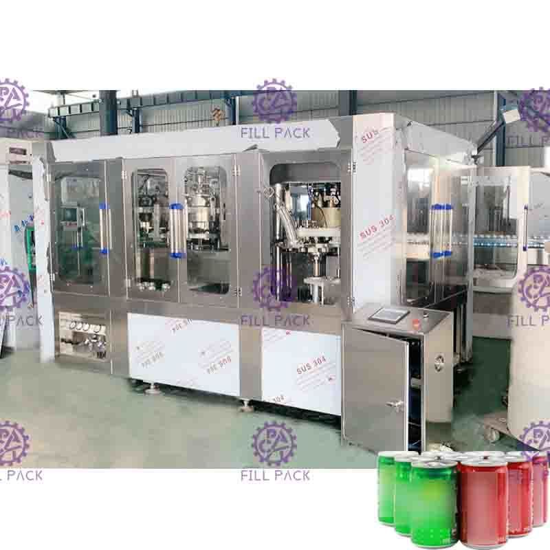 Parafuse o tipo de alimentação controle do Plc da máquina de enchimento da cola/lata de soda/da máquina de colocação em latas