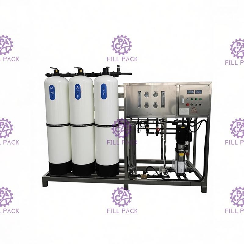 Máquina da purificação de água da osmose reversa do RO de Monoblock 1000LPH