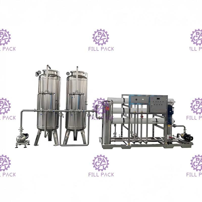 A bomba vertical instalou o sistema do tratamento da água com dispositivo 1000LPH do renascimento
