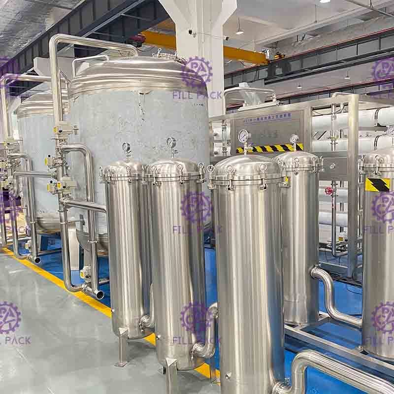 Máquina do filtro de água da membrana da osmose reversa do sistema de tratamento de água potável
