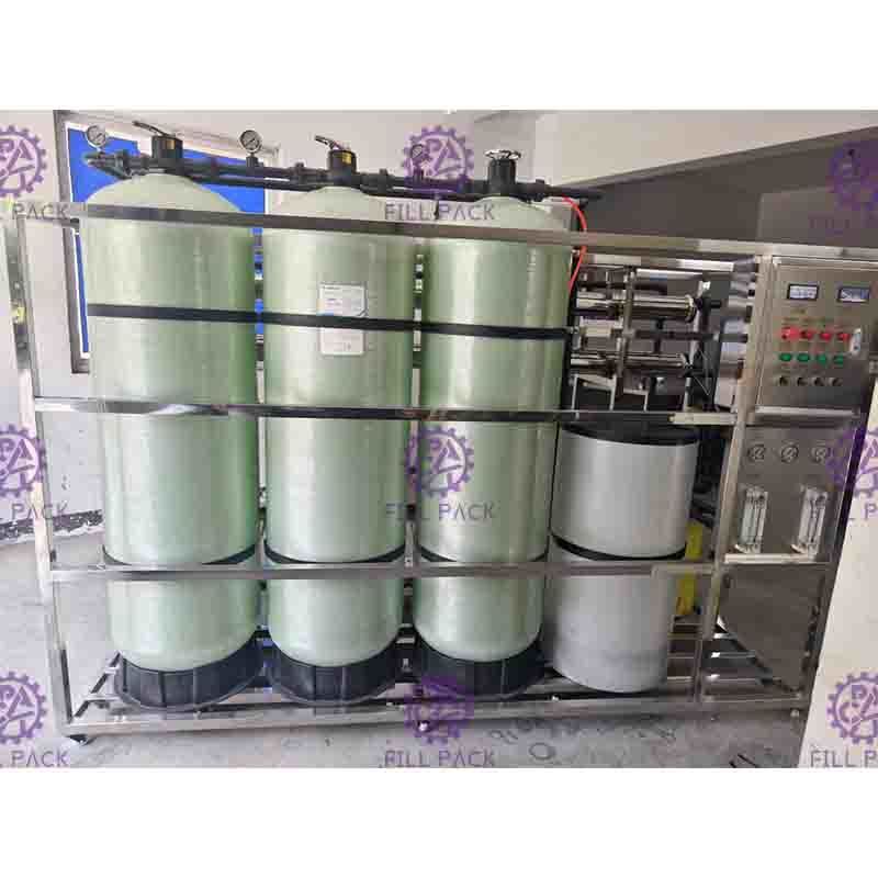 Tipo pequeno sistema do RO da água da fibra de vidro para a linha de produção da água de garrafa
