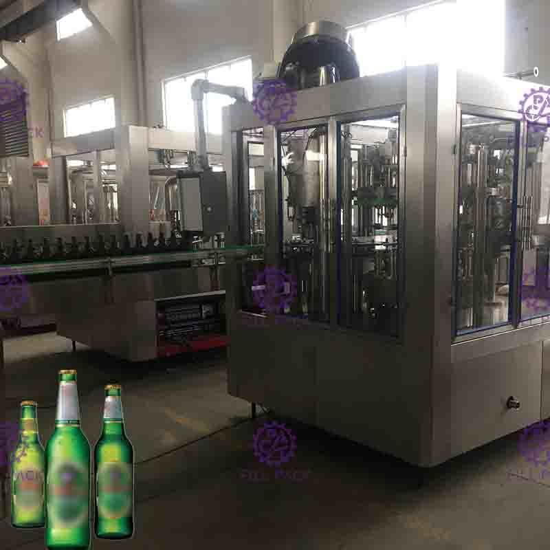 equipamento tampando de enchimento da lavagem de garrafa da bebida da máquina de enchimento da cerveja de 2000BPH Full Auto