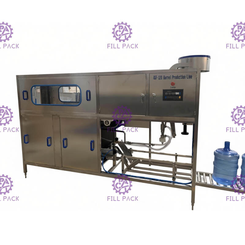 QGF-120 equipamento de enchimento da água de garrafa do tambor/galão com dispositivo de carregamento da cubeta/planta/máquina/sistema automáticos