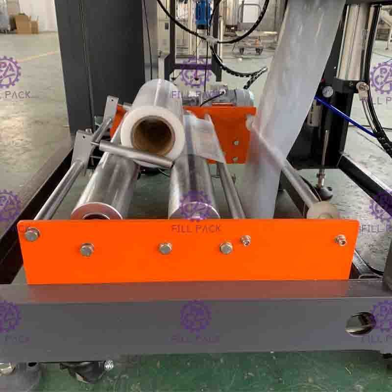 L datilografa o controle do PLC da máquina de embalagem do psiquiatra para a linha de produção automática