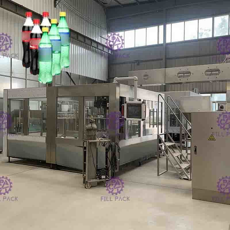 máquina in-1 tampando de enchimento de lavagem de engarrafamento do equipamento 3 do auto refresco 15Kw