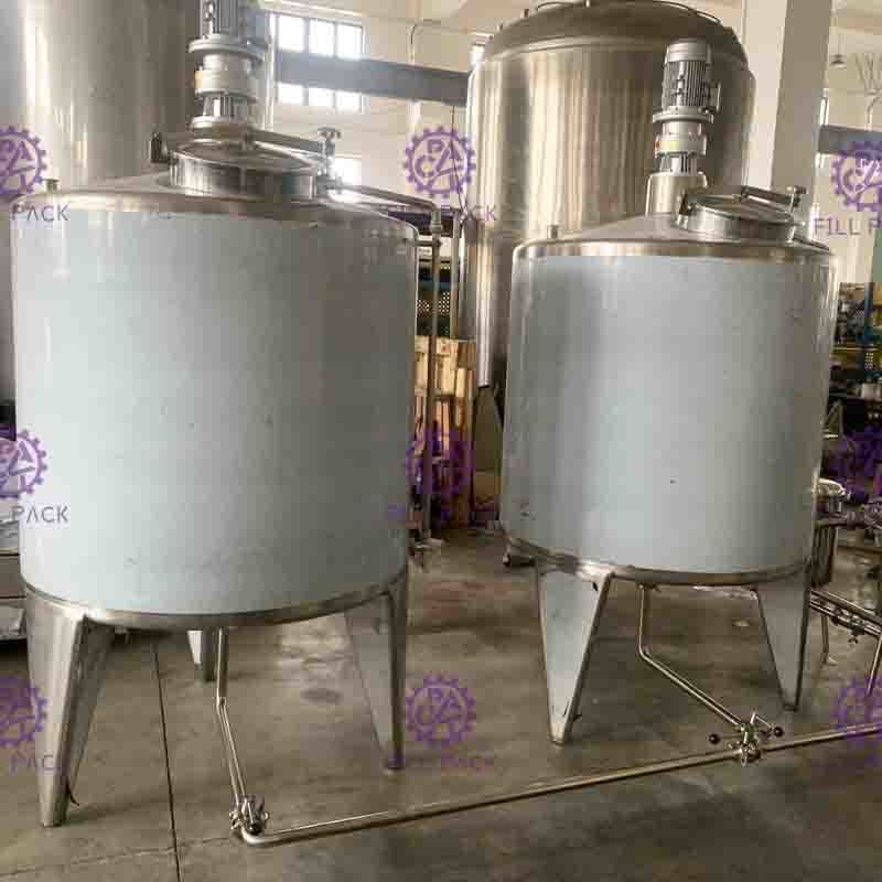 Melting pot/tanque elétricos do açúcar do aquecimento da parede dobro para a linha de produção do refresco