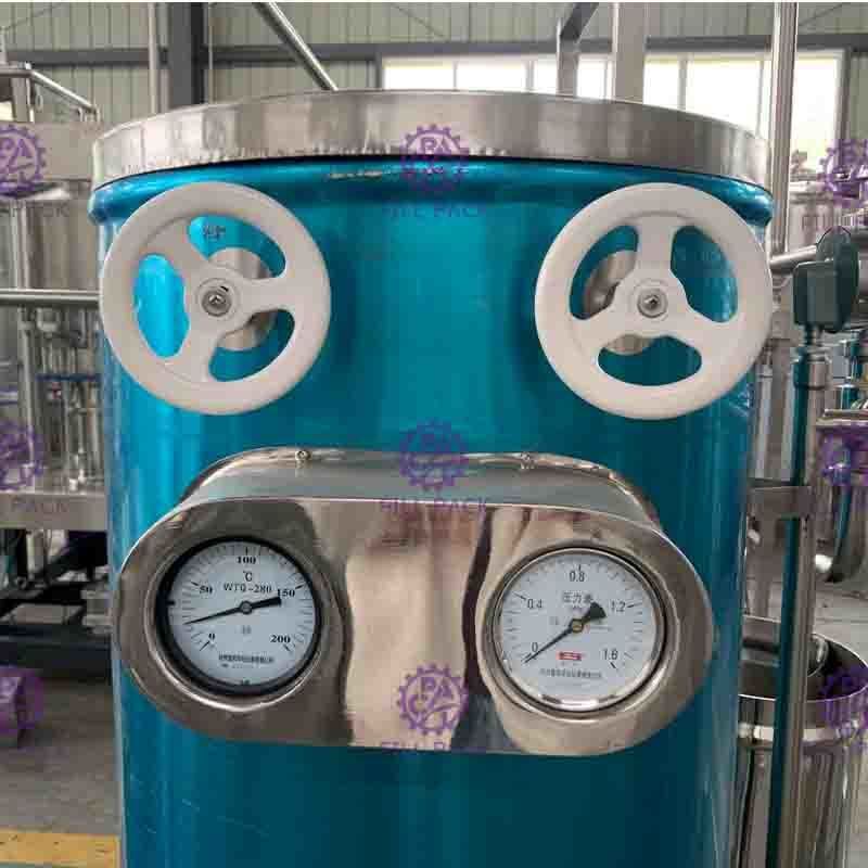 Esterilizador de UHT de aquecimento elétrico de 1 T/H para a linha de produção tipo da bebida da bobina