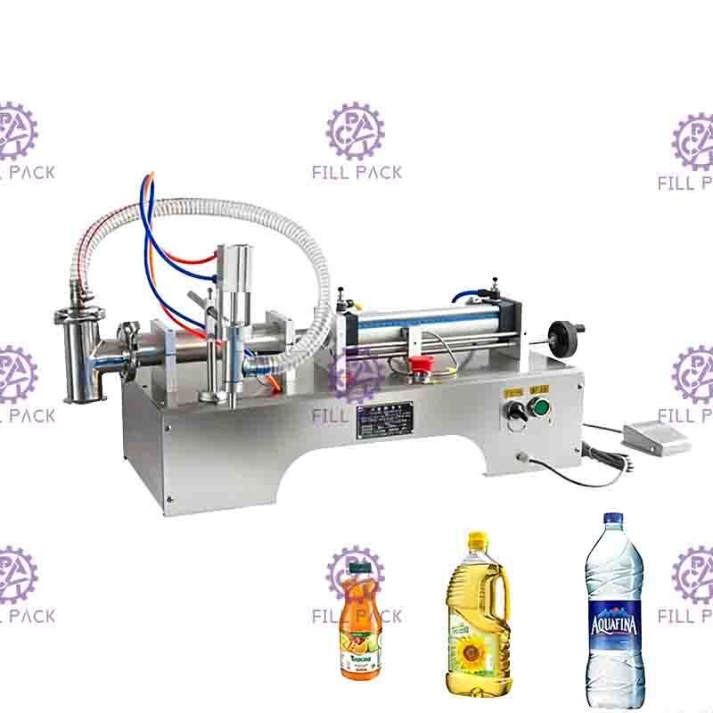 máquina de enchimento pneumática da água mineral de máquina de enchimento da pasta 25bpm com interruptor de pé