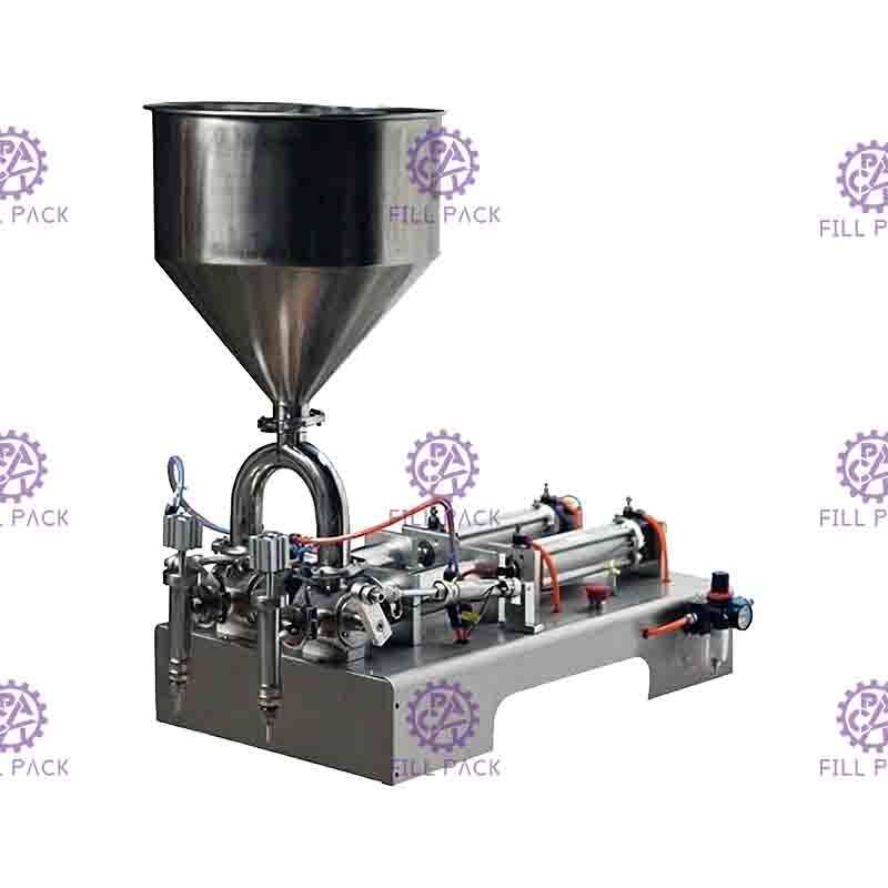 máquina de enchimento líquida pneumática semi auto da pasta 1000ml