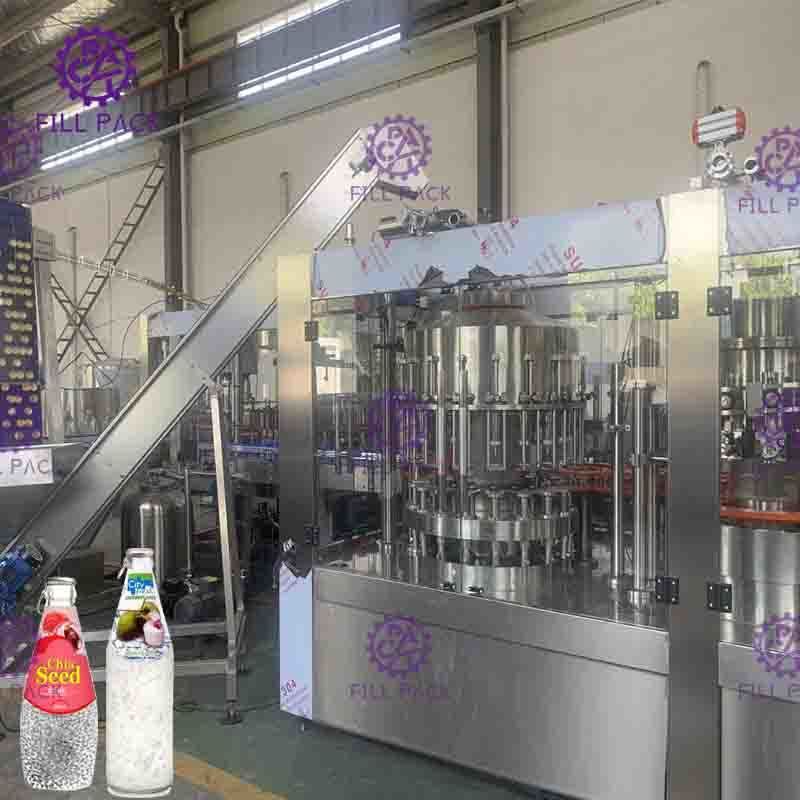 Equipamento de processamento quente totalmente automático 0.3L do suco de fruto da máquina de enchimento de Monoblock - 2L
