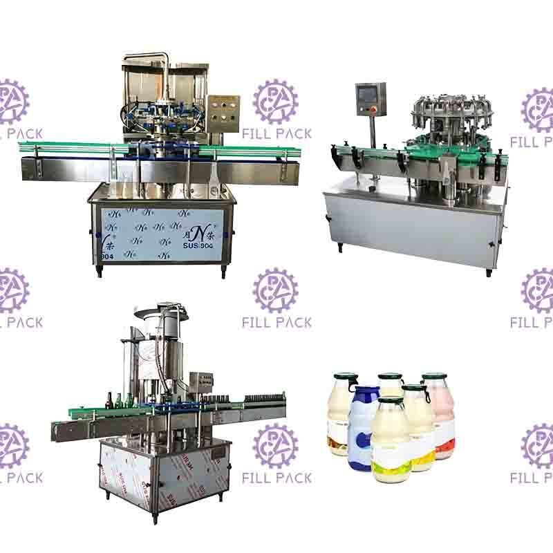 Fruto Juice Beverage Hot Filling Machine de 1500BPH 0-2L para a tração Ring Cap da garrafa de vidro